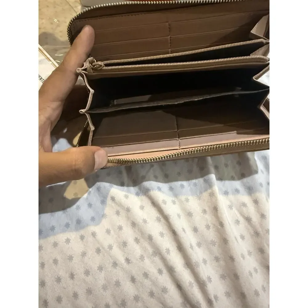 Gucci Microguccissima Patent Leather Zip Around Wallet